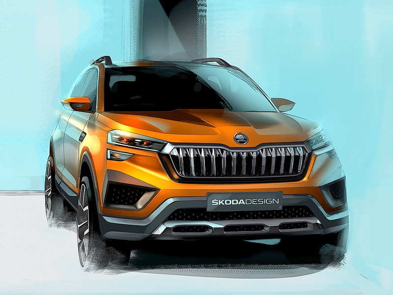 Škoda Vision In - první kresby 